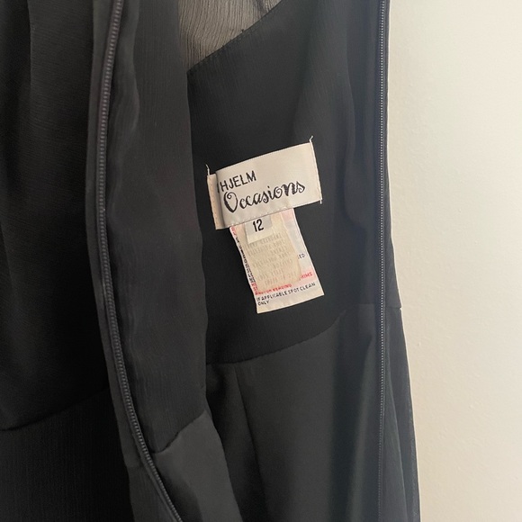 Jim Hjelm Occasions Black Racerback Dress - Picture 10 of 11